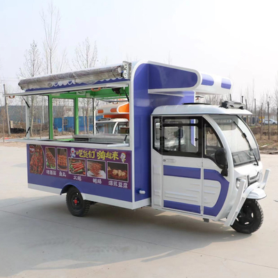 2023 Outlet Mehrzweckmobile Elektro-Fastfood Snack Dreirad Pedicab Dreirad