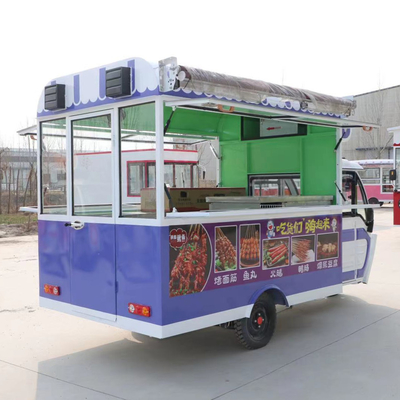 2023 Outlet Mehrzweckmobile Elektro-Fastfood Snack Dreirad Pedicab Dreirad
