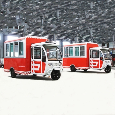 Outlet Mehrzweckmobile Elektro-Fastfood-Snack-Dreifahrrad mit 1000 kg Kapazität