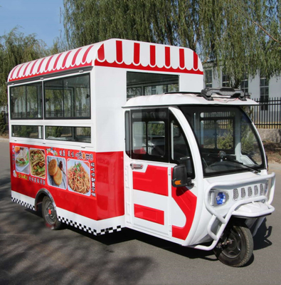 Outlet Mehrzweckmobile Elektro-Fastfood-Snack-Dreifahrrad mit 1000 kg Kapazität