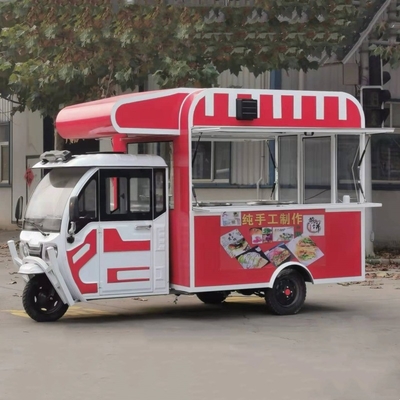 Outlet Mehrzweckmobile Elektro-Fastfood-Snack-Dreifahrrad mit 1000 kg Kapazität
