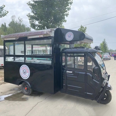 Rohstoffhandel Mehrzweckmobiles Elektro-Dreifahrrad für Snacks und Getränke im Jahr 2022