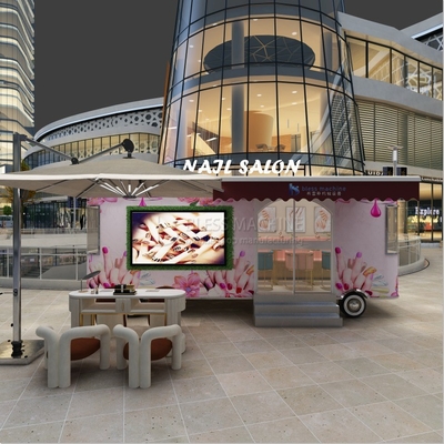 Schönheitssalons Lkw für mobile Kosmetik Friseur Maniküre Massage und Pediküre