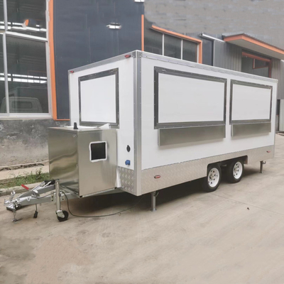 Bequem ausgestattetes Mobilhaus Cottage Food Snack Schleppwagen mit Toilette und Bett