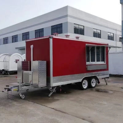 Bequem ausgestattetes Mobilhaus Cottage Food Snack Schleppwagen mit Toilette und Bett