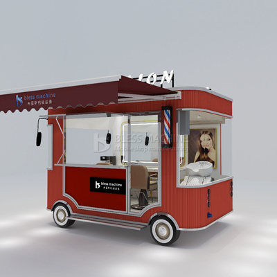 1000kg Elektrische Mobilhaarschnitt Rasierkleidung Perm Salon Barbershop Lieferwagen