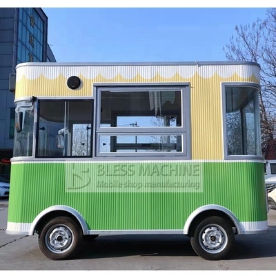 Outdoor-Snackmaschinen Elektrische Lebensmittelkarre mit 2000 W Leistung und 220-480 V Spannung