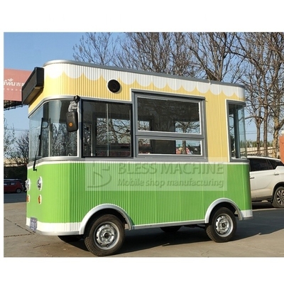 Outdoor-Snackmaschinen Elektrische Lebensmittelkarre mit 2000 W Leistung und 220-480 V Spannung
