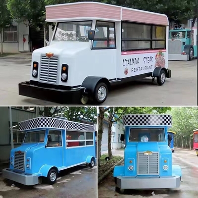 110v/220v Elektrische Straßenmobile Fastfood Snack Catering Lieferwagen Lkw Anhänger Kiosk-Wagen