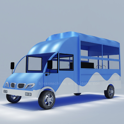 Praktischste Fastfood Snack Catering Elektrische mobile Lieferwagen für Milchprodukte