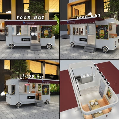 Freizeit-Fast-Food-Ausrüstung Elektrische Mobilgeräte Snack Getränke Catering Lieferwagen Lastwagen Anhänger Kiosk-Wagen