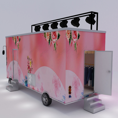Outlet Electric Mobile T-Show Kleidung Schuhe Tasche Schal Make-up Modellierung Van Truck Anhänger