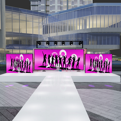 Outlet Electric Mobile T-Show Kleidung Schuhe Tasche Schal Make-up Modellierung Van Truck Anhänger