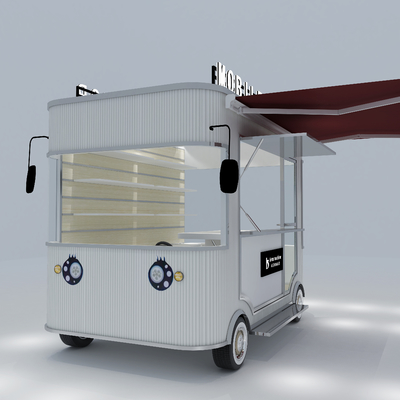 Universal Electric Mobile Commodity Shop Lieferwagen Lkw Anhängerwagen Galvanisierter Stahl