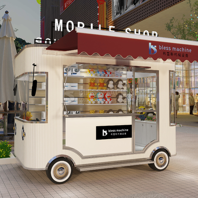 Universal Electric Mobile Commodity Shop Lieferwagen Lkw Anhängerwagen Galvanisierter Stahl