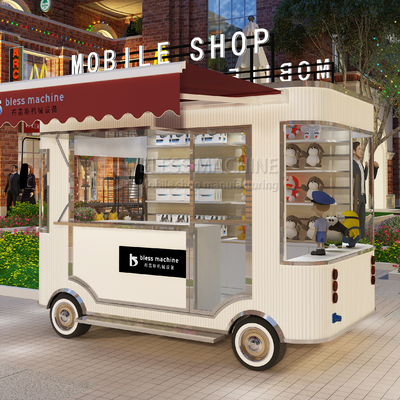 Universal Electric Mobile Commodity Shop Lieferwagen Lkw Anhängerwagen Galvanisierter Stahl