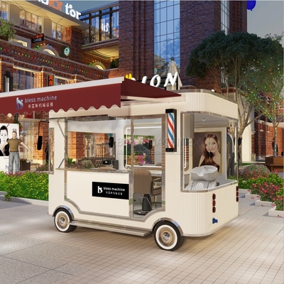 Material Elektrisch Mobilhaarschnitt Rasierstyling Salon Barbier-Shop Lieferwagen Anhänger