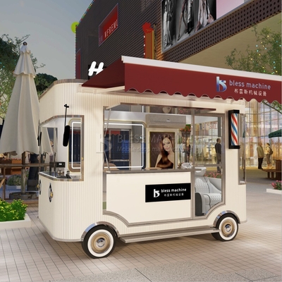 Material Elektrisch Mobilhaarschnitt Rasierstyling Salon Barbier-Shop Lieferwagen Anhänger