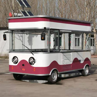 Mehrzweck-Elektro-Mobil-Fastfood Snack Getränke Catering Lieferwagen Kiosk-Wagen