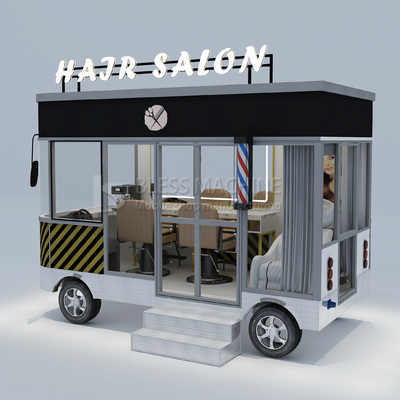 3.0kw Elektrische mobile Haarschneiderei Barber Shop Style Design Perm Van Truck Trailer Wagen