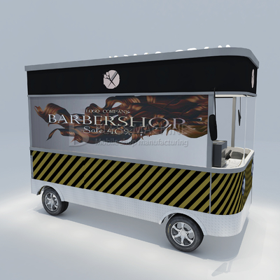 3.0kw Elektrische mobile Haarschneiderei Barber Shop Style Design Perm Van Truck Trailer Wagen