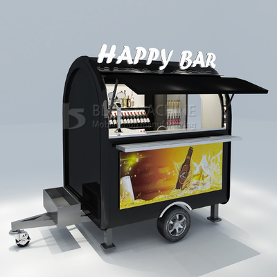 2022 Elektrisch Mobil Eisfrisches Bier Wein Cocktail Getränke Bar Van Trailer für Kunden