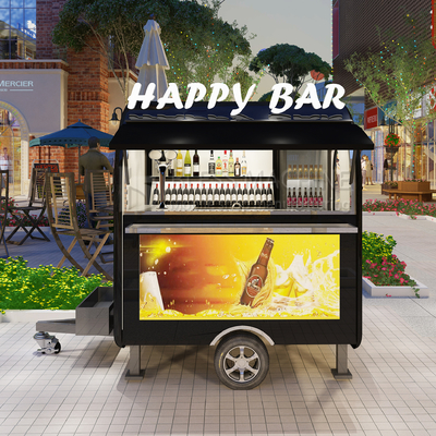 2022 Elektrisch Mobil Eisfrisches Bier Wein Cocktail Getränke Bar Van Trailer für Kunden
