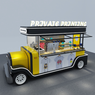 2022 mobile T-Shirt Hut Cup Hot Stamping und Druckerei Lkw-Anhänger zum Drucken