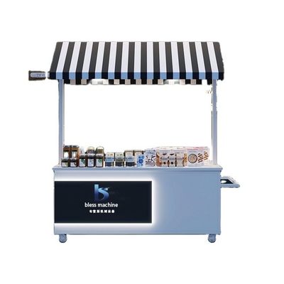 4 Räder Mehrzweck-mobile Warenstand Trolley Handwagen für modernen stilvollen Outlet