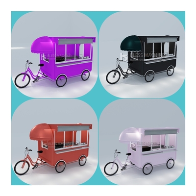 Multipurpose Mobile Fast Food Snack Getränke Pedal Fahrrad Dreirad für Snack Food 2022