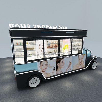 2023 angepasste elektrische mobile Kosmetik Make-up-Produkt Hautpflege Boutique Trailer Wagen