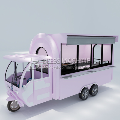 Multipurpose mobile elektrische Dreirad für Fastfood Snack Getränke 40 km pro Stunde