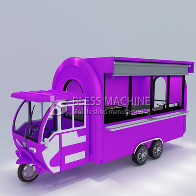 Multipurpose mobile elektrische Dreirad für Fastfood Snack Getränke 40 km pro Stunde