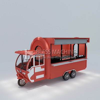 Multipurpose mobile elektrische Dreirad für Fastfood Snack Getränke 40 km pro Stunde