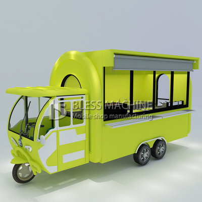 Multipurpose mobile elektrische Dreirad für Fastfood Snack Getränke 40 km pro Stunde