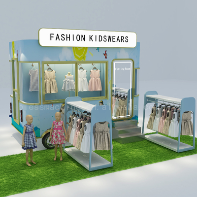 2022 Elektrische mobile Mode Kinderbekleidungswagen zum Verkauf von Kleidung Bequem