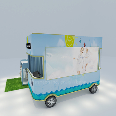 2022 Elektrische mobile Mode Kinderbekleidungswagen zum Verkauf von Kleidung Bequem
