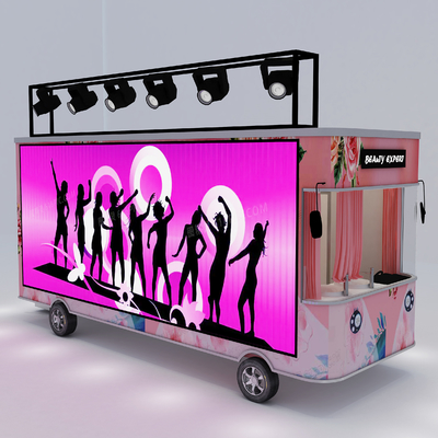 2022 Elektrische Mobilkleidung Frisur Salon Boutique Truck Trailer Wagen für Gewürz-Anlage