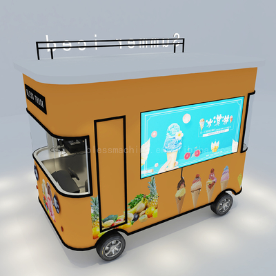 2022 Global Electric Mobile Eiscreme und Kühlgetränke Truck für Sommer Eis angepasst