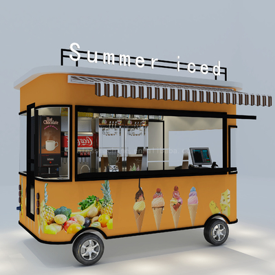 2022 Global Electric Mobile Eiscreme und Kühlgetränke Truck für Sommer Eis angepasst