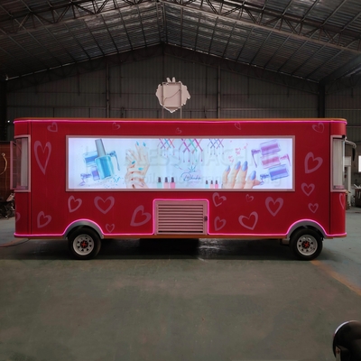40 km/h Batteriebetriebener mobiler Salon-Truck für Schönheitsmake-up und Spa-Services