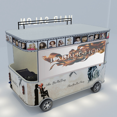 2023 Elektrisch Mobil Haarsalon Barbershop Van Truck Trailer Boutique Cart für Zuhause