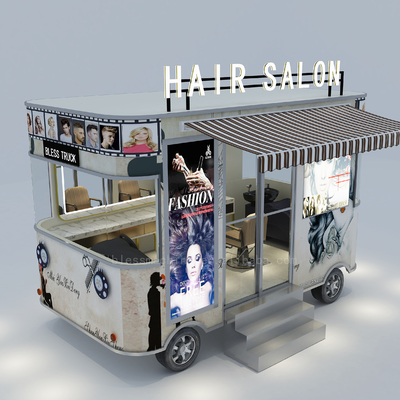 2022 Elektrische mobile Friseur-Shop Haarschneidesaal Lieferwagen Maschinen Funktion 40km pro Stunde