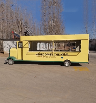 Elektrischer Mobilwagen für Fastfood Snacks Eis und Getränke praktisch