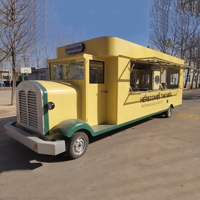 Elektrischer Mobilwagen für Fastfood Snacks Eis und Getränke praktisch