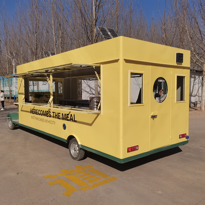 Elektrischer Mobilwagen für Fastfood Snacks Eis und Getränke praktisch
