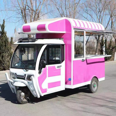 Mehrzweckmobiles Elektro-Dreifahrrad für Fastfood-Snacks und Getränke Outlet 2023