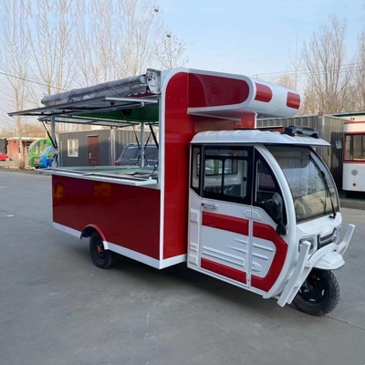 Mehrzweckmobiles Elektro-Dreifahrrad für Fastfood-Snacks und Getränke Outlet 2023