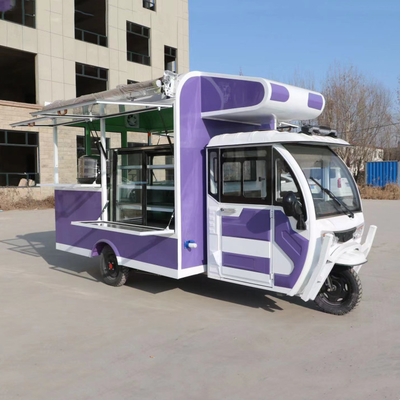 Mehrzweckmobiles Elektro-Dreifahrrad für Fastfood-Snacks und Getränke Outlet 2023