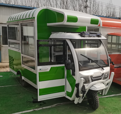 Mehrzweckmobiles Elektro-Dreifahrrad für Fastfood-Snacks und Getränke Outlet 2023